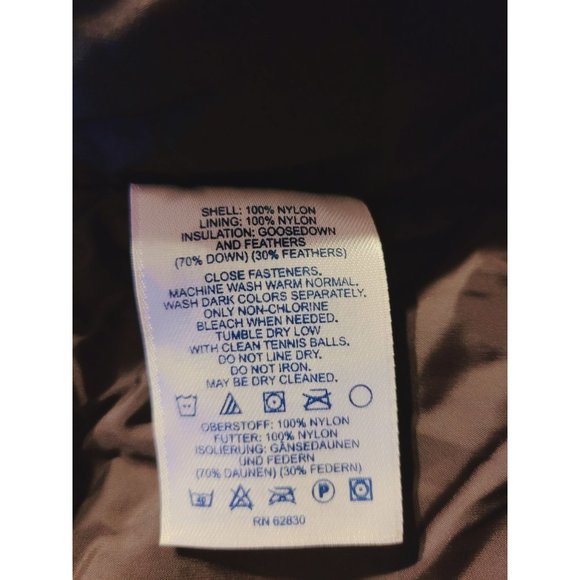 Lands’ End Black Goose Down Vest XL - Picture 4 of 7